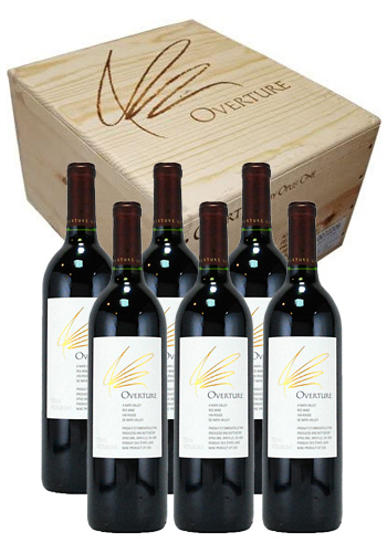 オーヴァチャー　(Overture)　N.V.　750ml　６本セット（木箱入り）　オーパス・ワンのセカンドワイン