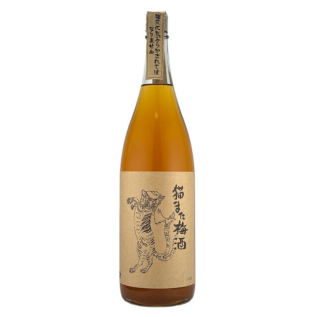 千代むすび　猫また梅酒　1800ml