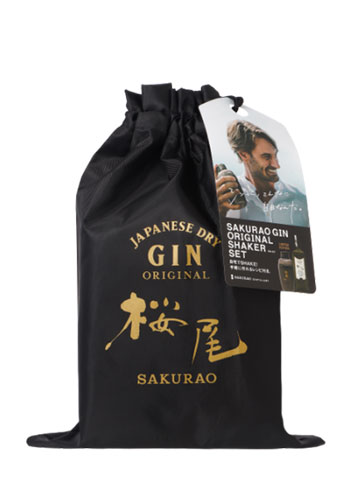 SAKURAO GIN ORIGINAL SHAKER SET （桜尾ジン オリジナル シェーカーセット）　700ml