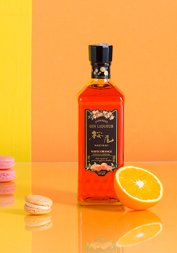 SAKURAO GIN LIQUEUR NAVEL ORANGE （桜尾ジン　ネーブルオレンジ）　700ml