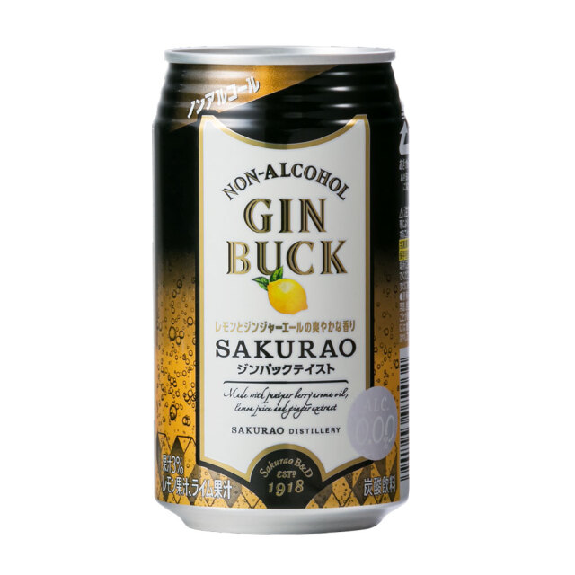 ノンアルコールジンバック　SAKURAO　350ml
