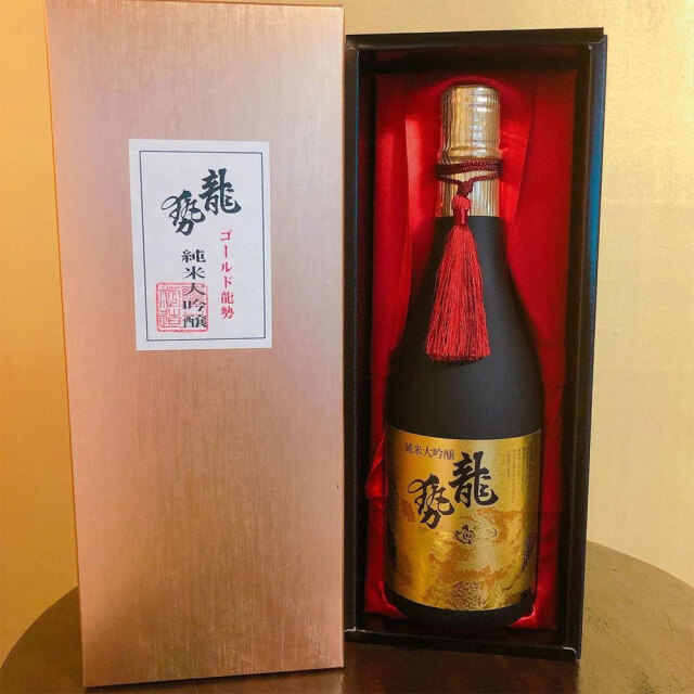 龍勢(りゅうせい)　ゴールドラベル 生もと 純米大吟醸　720ml
