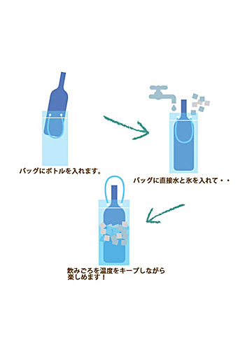 アイスクーラーバッグ クリアー 08607