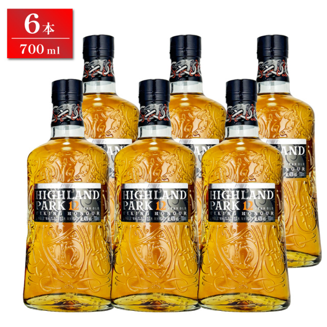 【6本】ハイランドパーク12年 700ml×6 ハイランドパーク 12年 ヴァイキング・オナー 6本セット（700ml