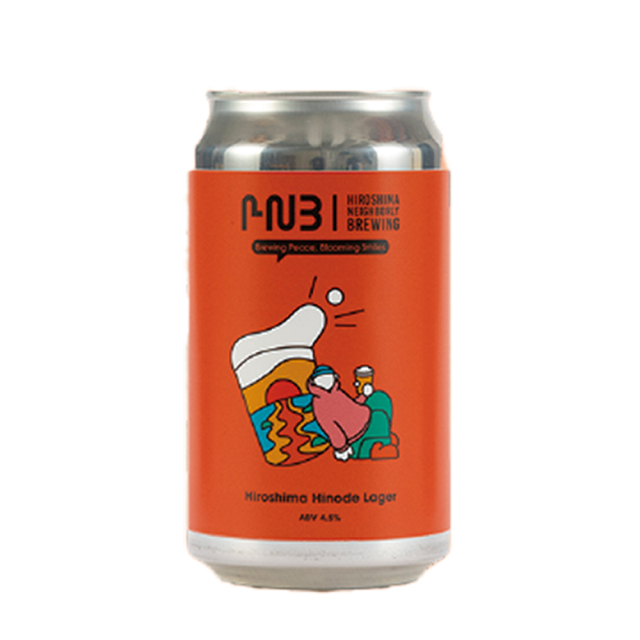 HNB　広島日の出ラガー　缶　370ml