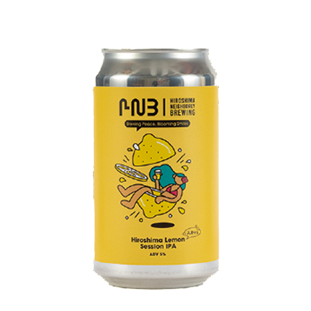 HNB　HIROSHIMAレモン スカッと セッションIPA　缶　370ml