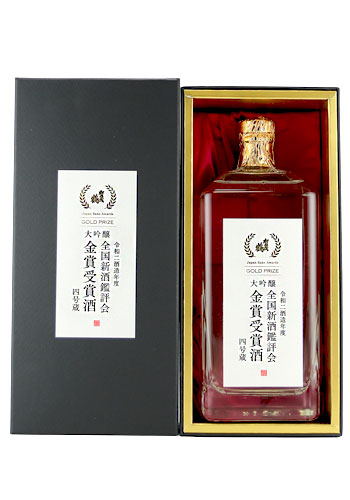 賀茂鶴(かもつる)　令和二酒造年度　全国新酒鑑評会　金賞受賞酒　四号蔵　大吟醸　720ml