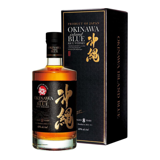 沖縄 ISLAND BLUE 8年 40度 700ml　箱付き