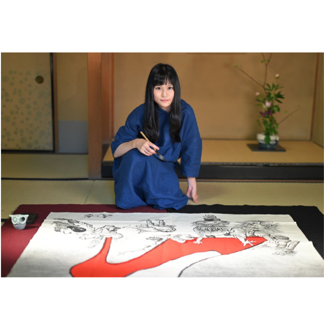 風の森(かぜのもり)　露葉風 707 with 妖怪書家 逢香 Ouka　720ml