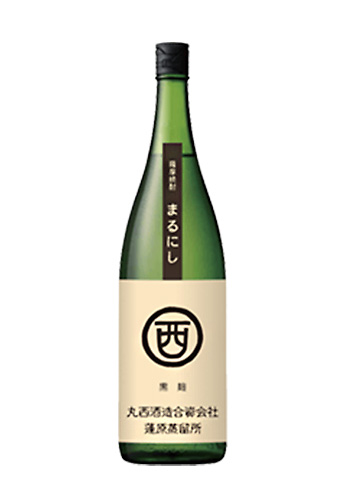 丸西(まるにし)　黒麹　芋焼酎25°　1800ml