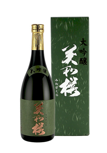 美和桜(みわさくら)　大吟醸　(緑箱)　720ml