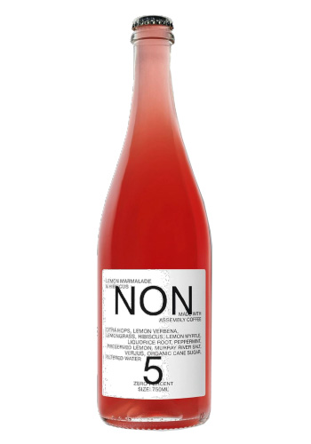 NON（ノン） No.5　レモン・マーマレード＆ハイビスカス（LEMON MARMALADE & HIBISCUS）ノンアルコールドリンク　750ml