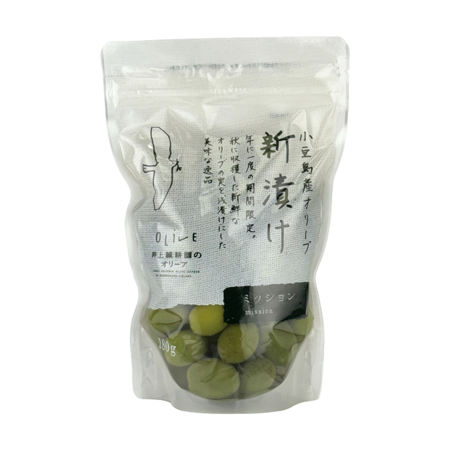 【2026年新物】小豆島特産　オリーブ新漬け　大サイズ　180g
