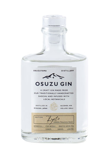 OSUZU GIN Kyoto(Hidehiko Matsumoto Remix) 200ml　尾鈴山蒸留所　クラフトジン