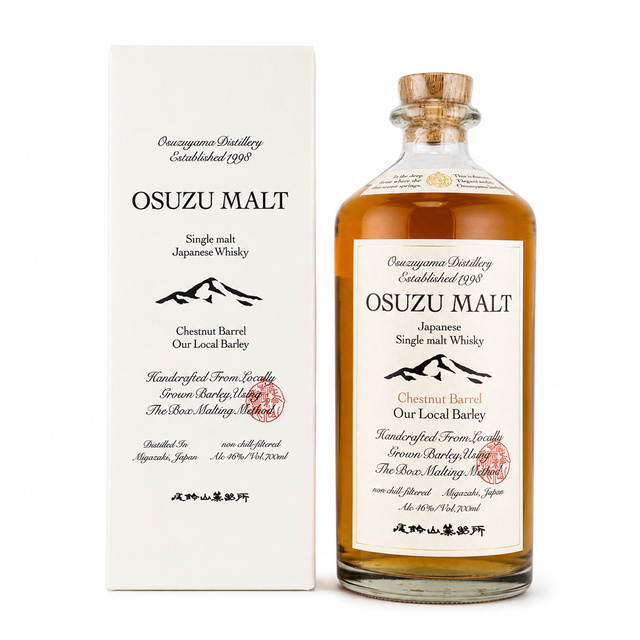 【送料無料対象外】尾鈴山蒸留所 OSUZU MALT(オスズモルト) Chestnut Barrel(チェスナットバレル) 2026 【箱付】尾鈴モルト 尾鈴山ウィスキー 700ml