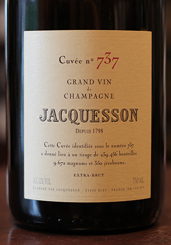 ジャクソン キュヴェ#737 （Jacquesson Cuvee #737） 750ml