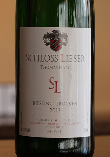 シュロス・リーザー　リースリング　Q.b.A　トロッケン(Schloss Lieser Riesling Q.b.A Trocken)