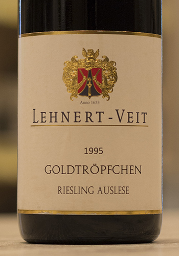 1995　ピースポーター　ゴールドトレプヒェン　アウスレーゼ（Lehnert Veit 1995 Piesporter Goldtrpfchen Auslese）