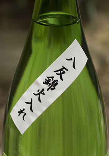春霞（はるかすみ）　栗ラベル（緑）　特別純米　八反錦