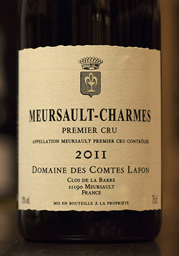 コント・ラフォン　ムルソー・シャルム　1er　2011(Domaine des Comtes Lafon Meursault-Chrmes)　750ml