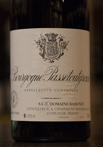 ドメーヌ・ラモネ　パストゥグラン　2012(Dmaine Ramonet Passetoutgrain)　750ml