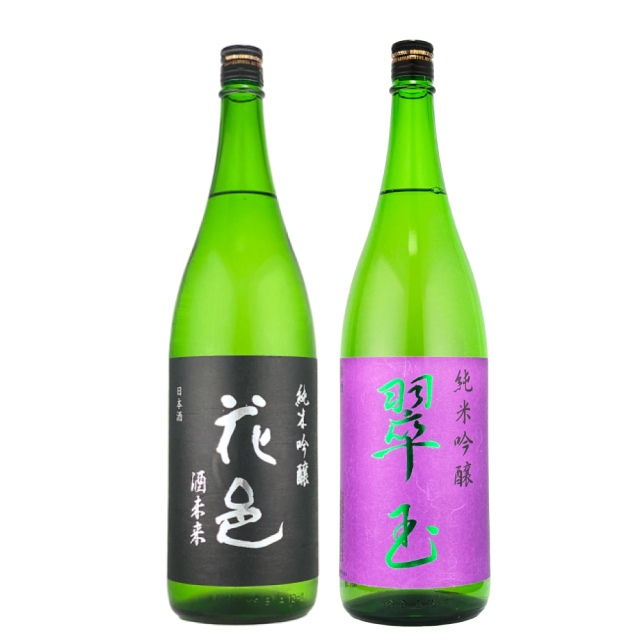 花邑　純米吟醸　酒未来、翠玉　純米吟醸　1800ml