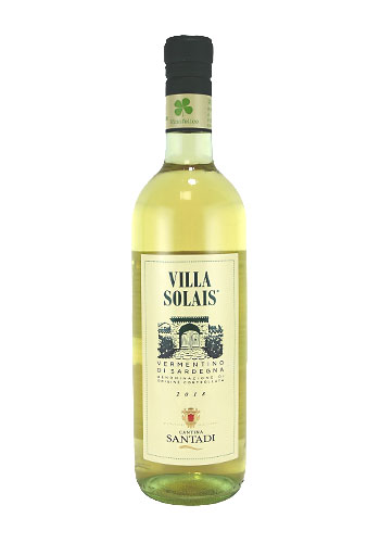 サンターディ　ヴィッラ・ソライス　ヴェルメンティーノ・ディ・サルデーニャ（Santadi Villa Solais Vermentino di Sardegna）　750ml