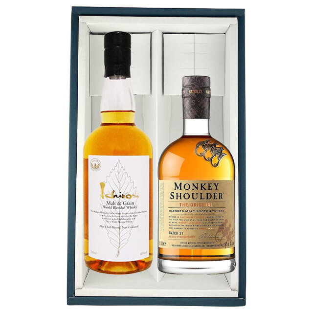 Monkey Shoulder & The Deacon ウイスキーセット 日英ウイスキーセット】（イチローズ モルト＆グレーン ホワイト