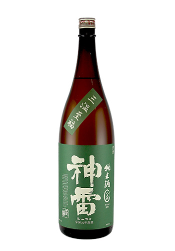 神雷(しんらい)　純米　三温至福(さんおんしふく)　1800ml