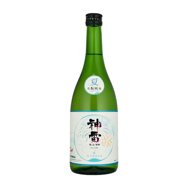 神雷(しんらい)　夏　生もと純米　風鈴（ふうりん）　720ml