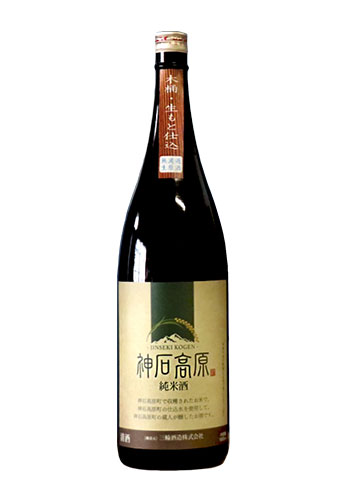 神雷(しんらい)　神石高原　生もと　木桶仕込み　無濾過生原酒　1800ml