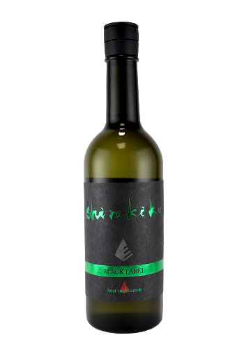 shirakiku（しらきく）　BLACK LABEL Vibrant（ブラックレーベル　ヴィブラント） 純米酒　無濾過一火原酒　720ml