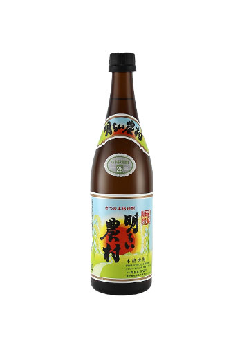 明るい農村(あかるいのうそん)　芋焼酎25°　720ml