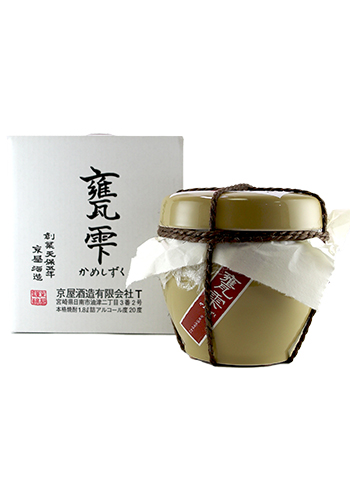 京屋(きょうや)　甕雫(かめしずく)　芋焼酎20°　1800ml