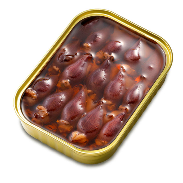 竹中缶詰　ほたるいか燻製油漬　95g