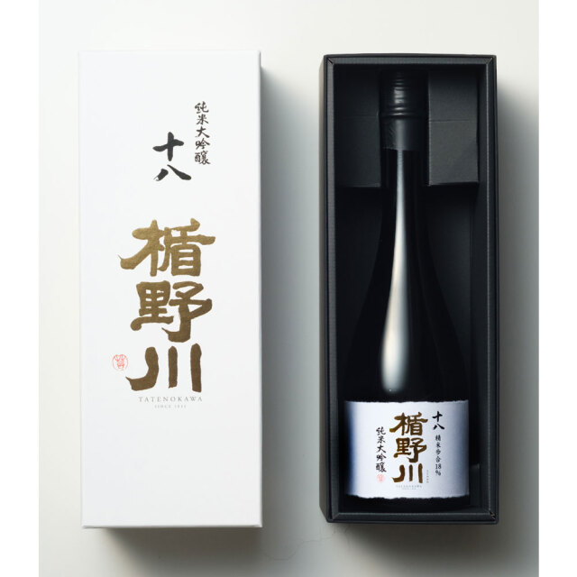 楯野川(たてのかわ) 純米大吟醸 十八（じゅうはち） 720ml 日本酒