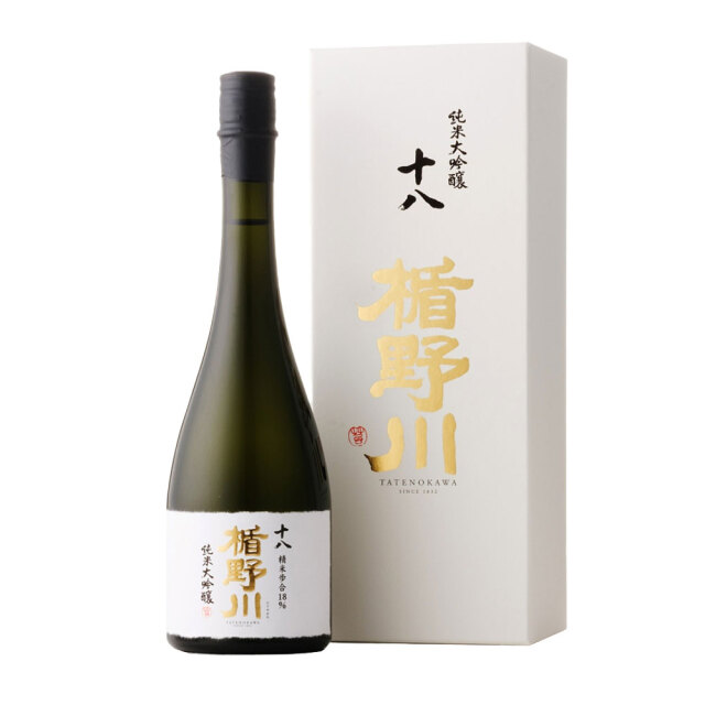 楯野川(たてのかわ)　 純米大吟醸 十八（じゅうはち）　720ml