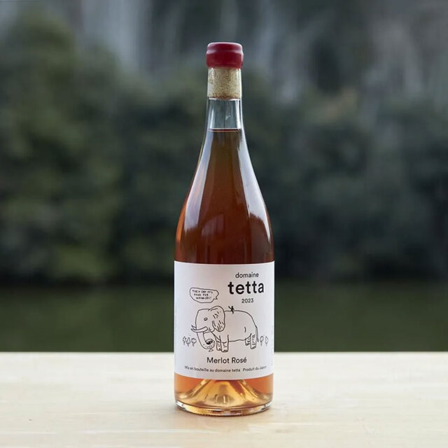 domaine tetta　メルロ　ロゼ　2023（Merlot Rose） 750ml