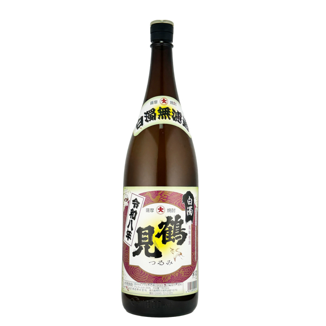 鶴見(つるみ) 白濁無濾過(はくだくむろか) 芋焼酎25° 1800ml