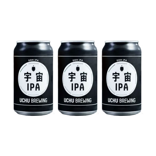 【UCHU BREWING】うちゅうブルーイング　宇宙IPA　350ml缶　3本セット
