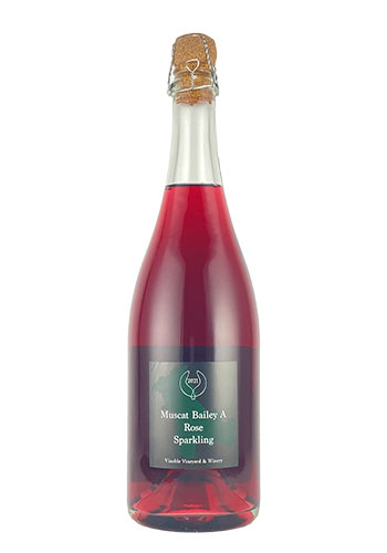 ヴィノーブルヴィンヤード　Muscat Bailey A Rose Sparkling2021　750ml