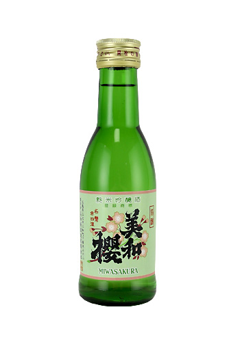 美和桜(みわさくら)　純米吟醸酒　レトロラベル　180ml