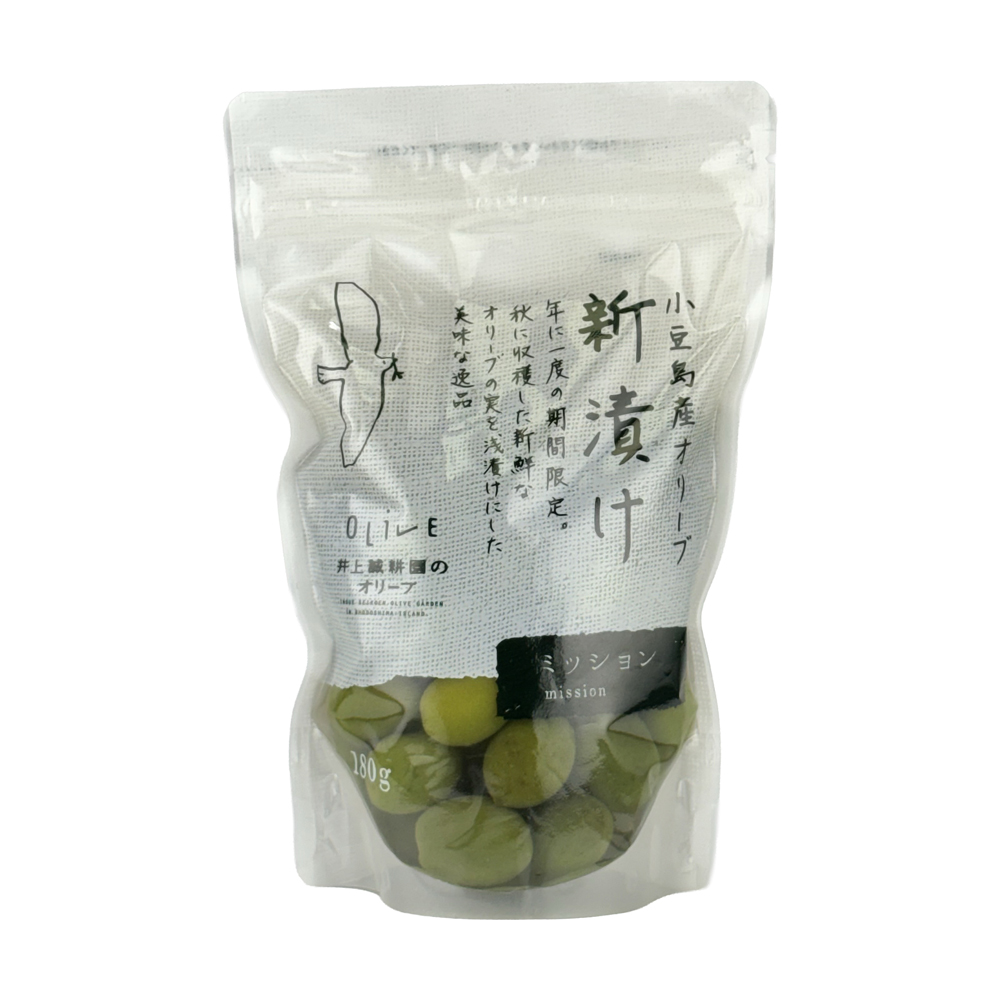【2026年新物】小豆島特産　オリーブ新漬け　大サイズ　180g