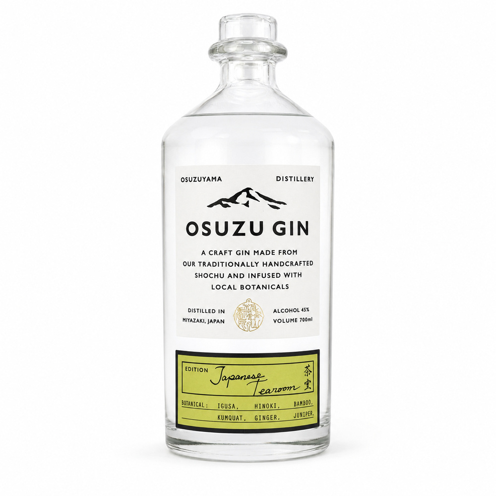 OSUZU GIN（オスズジン） Japanese Tearoom 茶室（ちゃしつ） 700ml　2026　尾鈴山蒸留所　クラフトジン