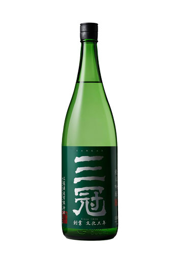 三冠（さんかん）　朝日純米吟醸　無濾過生原酒　1800ml
