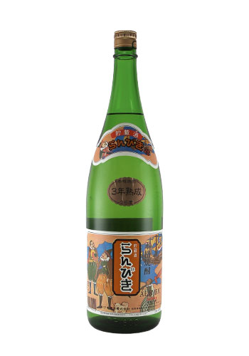 らんびき　麦焼酎25°　1800ml