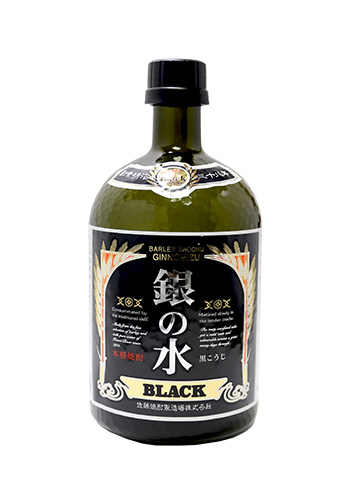 銀の水　黒　麦焼酎25°　720ml