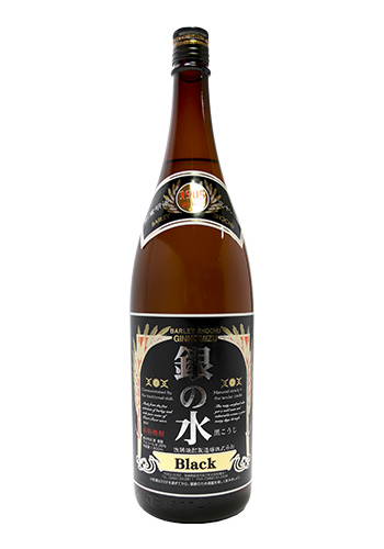 銀の水　黒　麦焼酎25°　1800ml