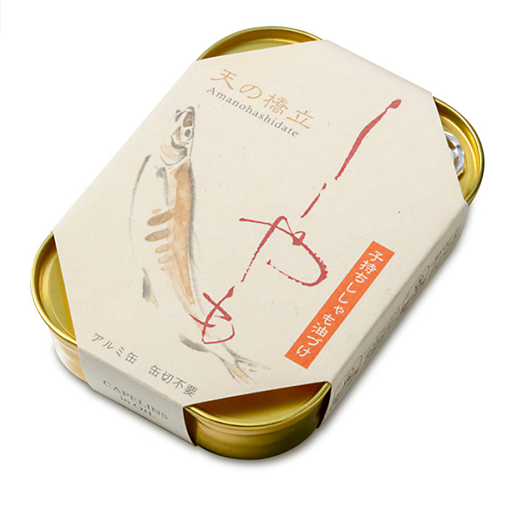 竹中缶詰 ししゃも油漬 105g