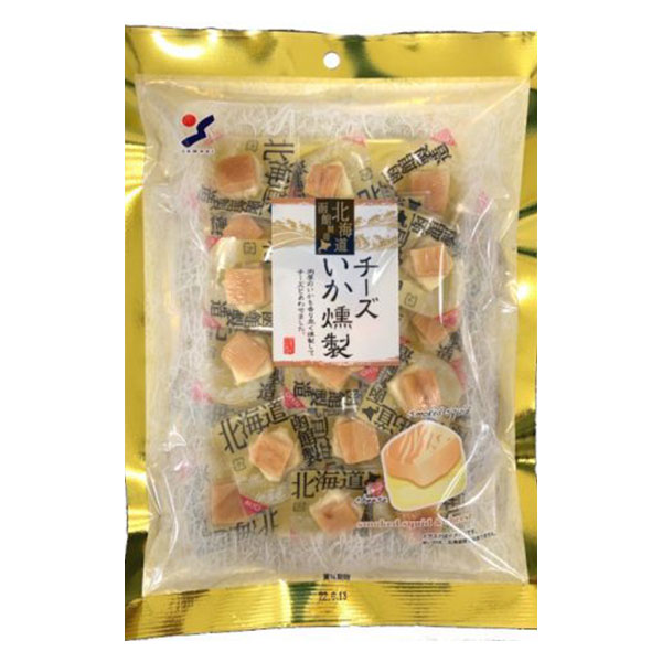 【山栄】北海道函館製造　チーズいか燻製　100g